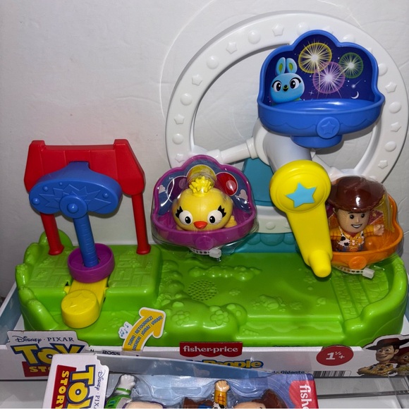 New Released Toy Story 4 Fisher-Price Little People Toy Story Set of 5 NIB - Picture 9 of 10